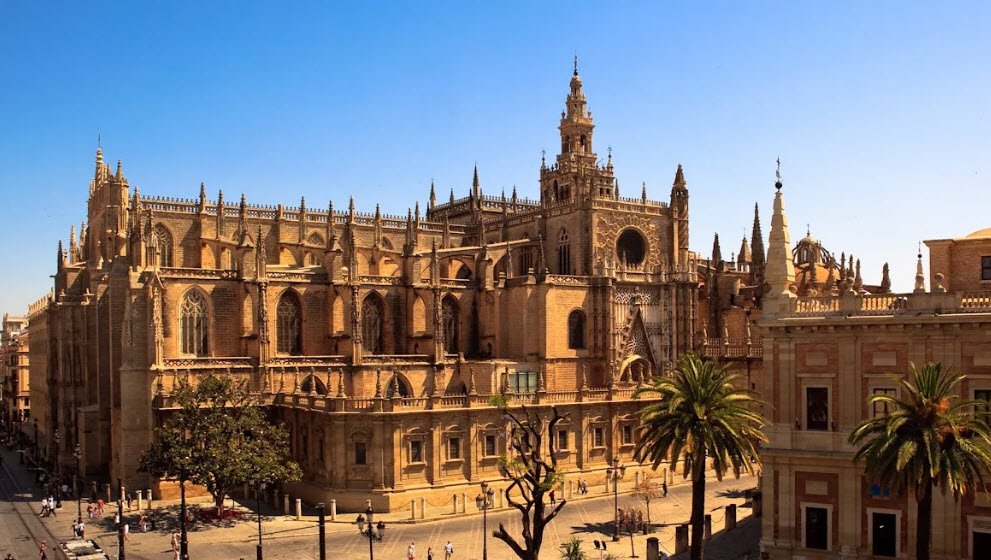 Seville Cathedral &amp; Giralda Tower, Seville, Andalusia, Spain